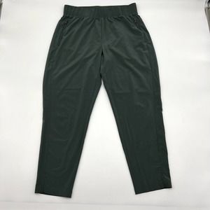 Zella Pants Womens Small Olive Green 7/8 Athletic Casual Bottoms Ladies 29x24.5